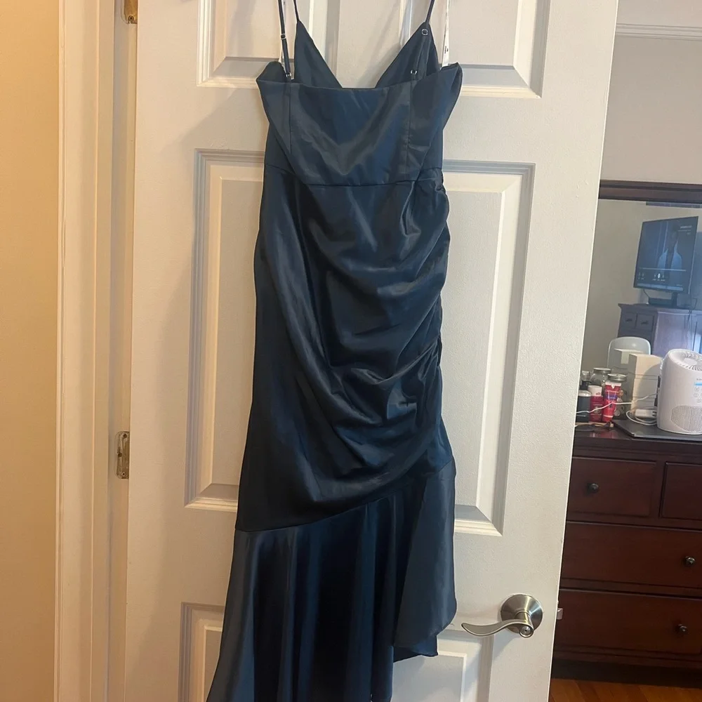 David’s Bridal Asymmetrical Dress - Picture 2 of 4